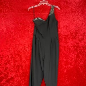 GUESS Black studded jumpsuit